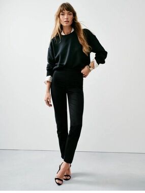 Spanx SPANXsmooth PerfectFit Ponte Slim Straight Pant Black 2025R medium